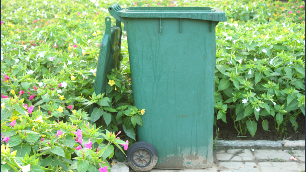 Trash can - Protect Your Dog from Coyotes by keeping trash picked up and contained