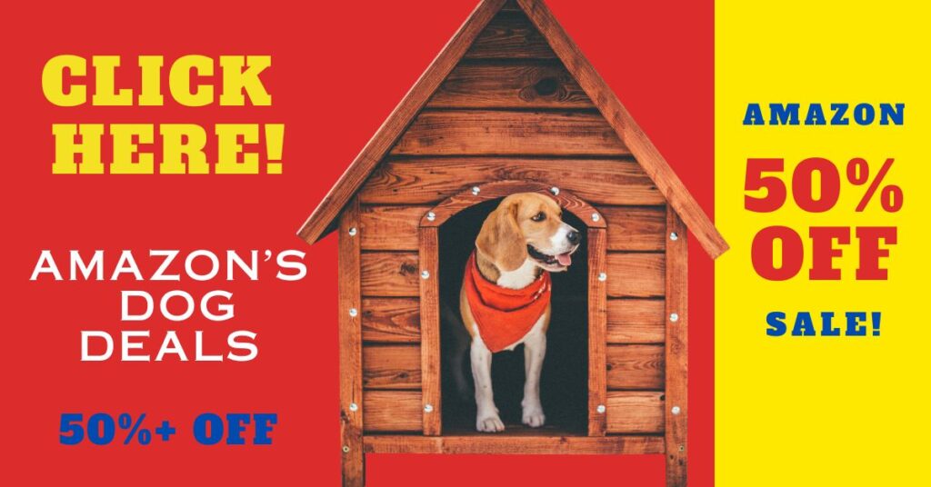 Amazon 50% off ad