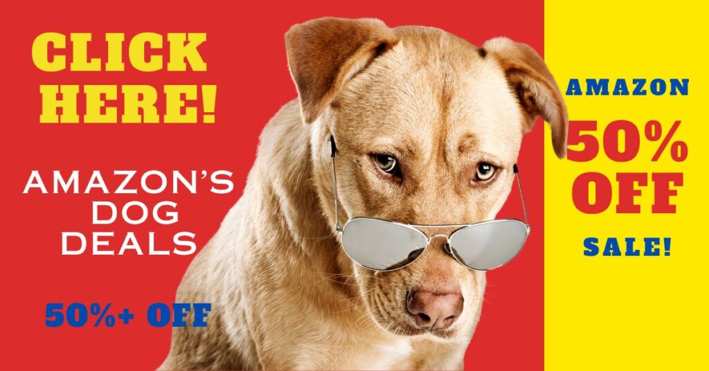 AMAZON 50% OFF SALE FOR DOG ITEMS